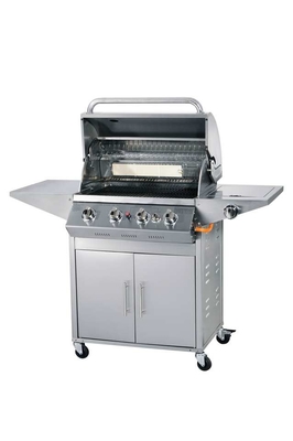 गैस BBQ ग्रिल में निर्मित स्टैंड