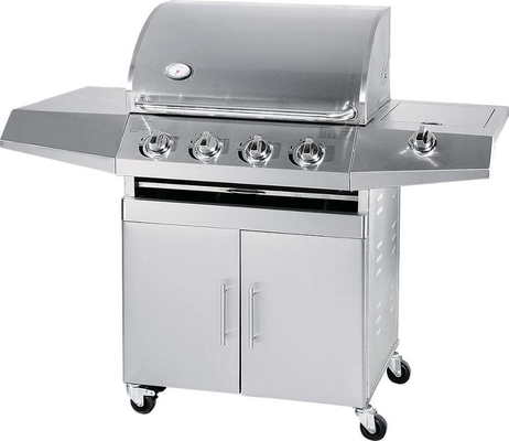 गैस BBQ ग्रिल में निर्मित स्टैंड