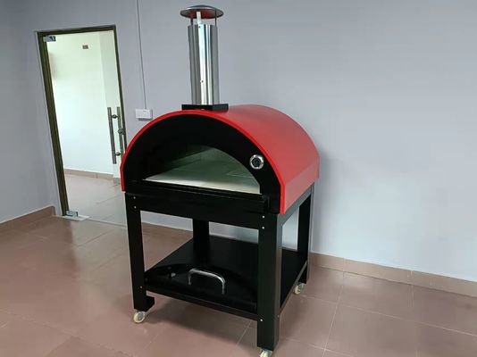 स्टेनलेस स्टील लकड़ी निकाल दिया पिज्जा ओवन ओवन के बाहर सीएसए लकड़ी जलता है